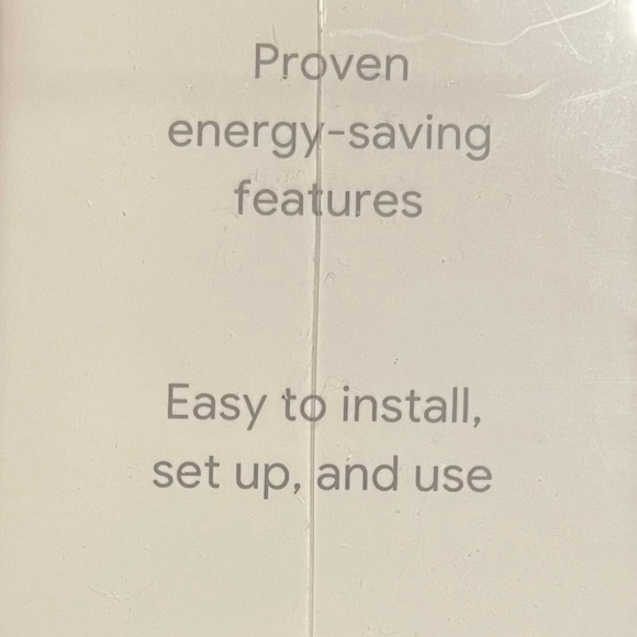 New sealed Google Nest Thermostat, G4CVZ Fog - Picture 5 of 5